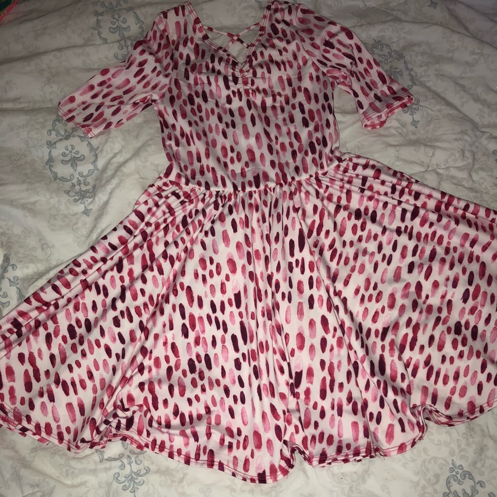 Dot dot smile twirly dress